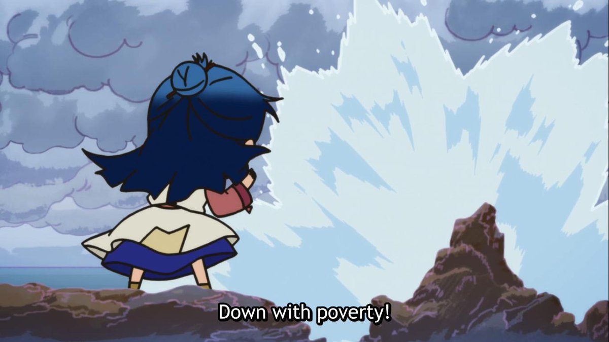 Right-leaning people: "Anime is ap-"Ascendance of a Bookworm:(Her family doesn't make enough money to buy paper which she wants to use to write books in a world where they're very expensive as they have to be copied from hand, no printing press exists.)