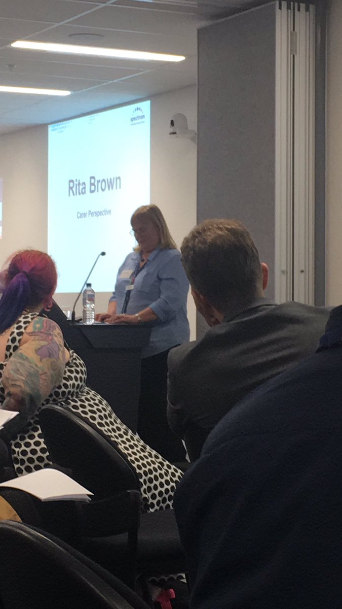 bhatrey's tweet photo. Rita Brown gives a carer perspective on BPD and @SpectrumBPD #20spectrum https://t.co/KFXzK3cM7f