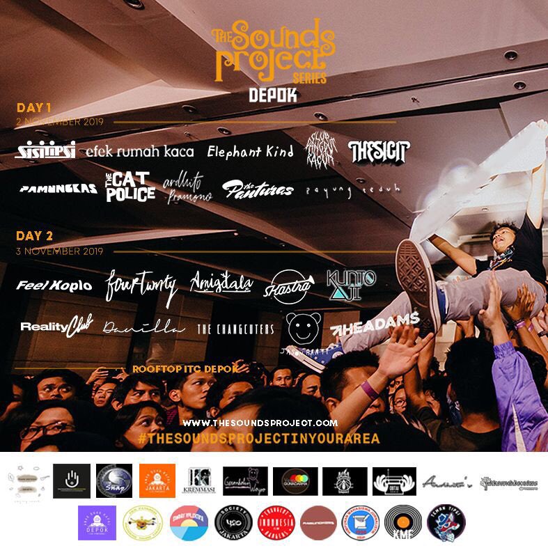 KremmasiIISIP's tweet image. Go set up your plan to feel smashing experience at The Sounds Project Series: Depok on 2 &amp;amp; 3 November 2019 at Rooftop ITC Depok.

Contact us to get the special price of Kremmasi at ( tata / 081294440634 )

#kremmasi #thesoundproject #musik