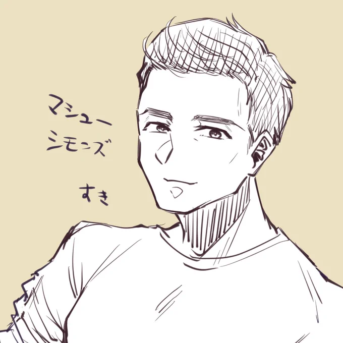 マシューシモンズ 描き慣れないと難しいな
#クリミナルマインド 