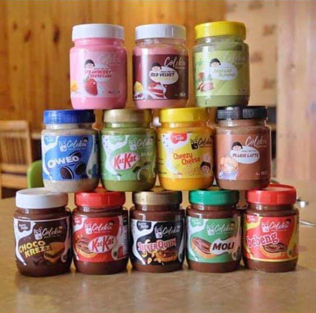 Ready stock 
Tinggal wa 085728209058 
..tinggal kirimm 

Lengkap varian selai colekin 
..rasanya ..juaraaaa 😍😍