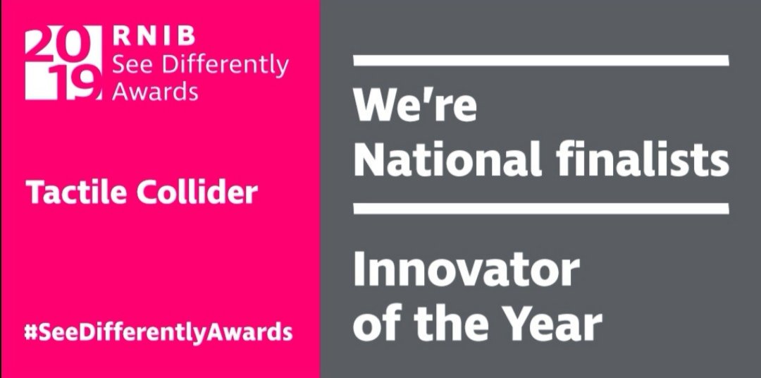 We've been shortlisted for an RNIB award!!! We're very excited!
#RNIB #SeeDifferentlyAwards
#AccessibleScience