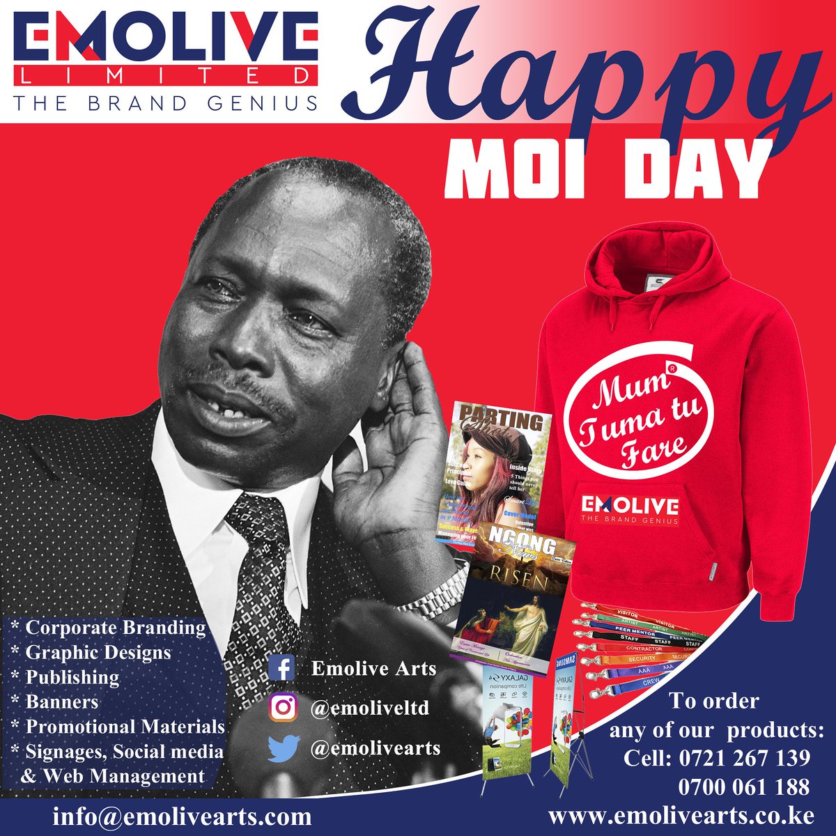 Emolivelimited's tweet photo. Happy Moi Day from us @emolivearts #emolive #TheBrandGenius #emolivelimited https://t.co/TmvWx2CtHJ
