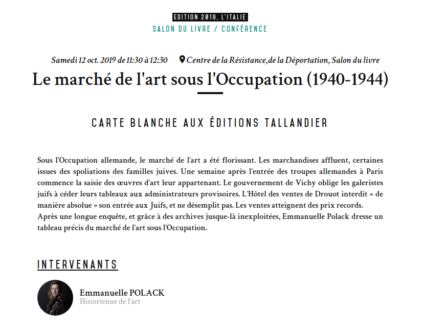 École Doctorale d'Histoire de l'Art tweet media