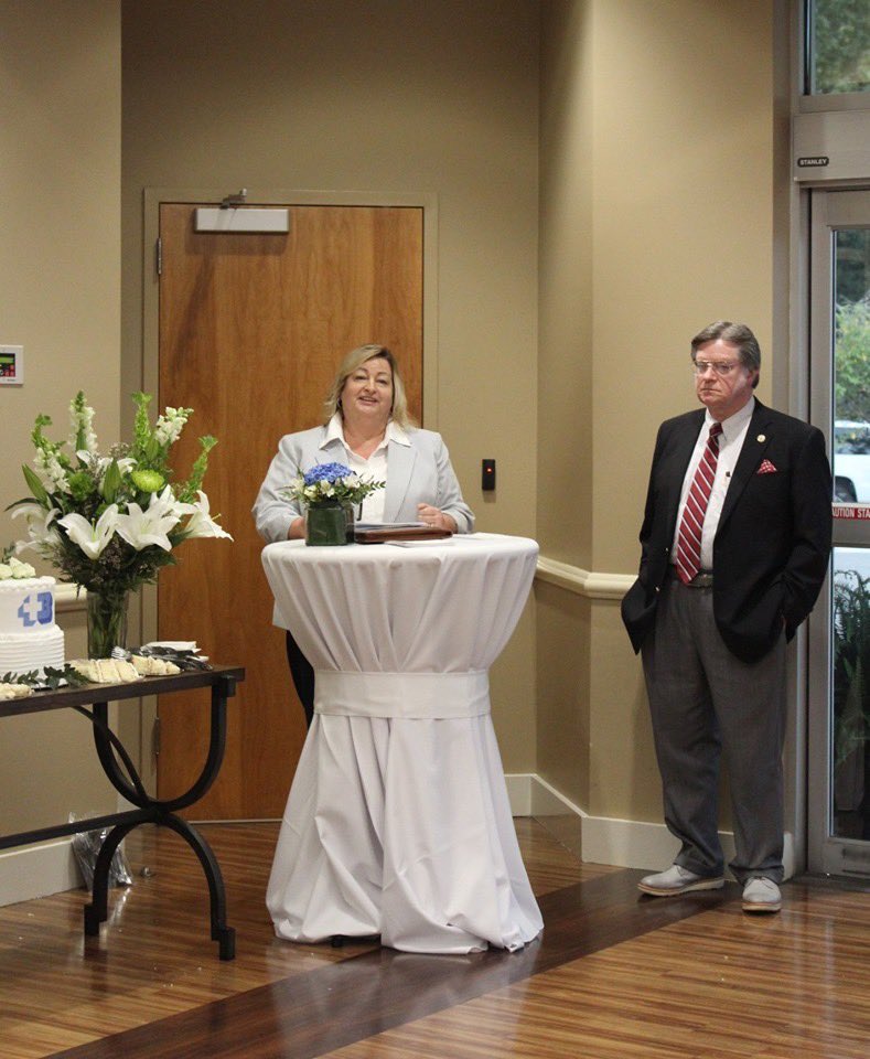BibbMedical's tweet photo. Elected officials, board members, staff and community leaders gathered in the hospital lobby to celebrate the 60th Anniversary of Bibb Medical Center. 1959 • 2019 https://t.co/Fx1tOVKbjQ