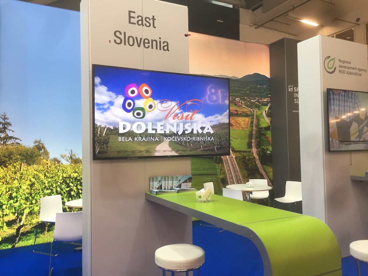 On @exporeal_team real estate trade fair in #Munich we also presented #investment opportunities for #tourism tourism development in the region. 
#visitdolenjska #ifeelsLOVEnia