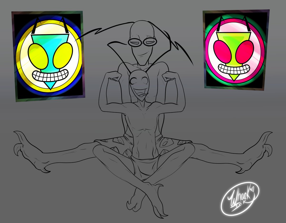 deadpen_sim's tweet photo. #zadr #irkenbois hanging out #wip
#invaderzim #fanart #zadrtrash #sketch #irkendib #zimdib https://t.co/vl4M7xdq71