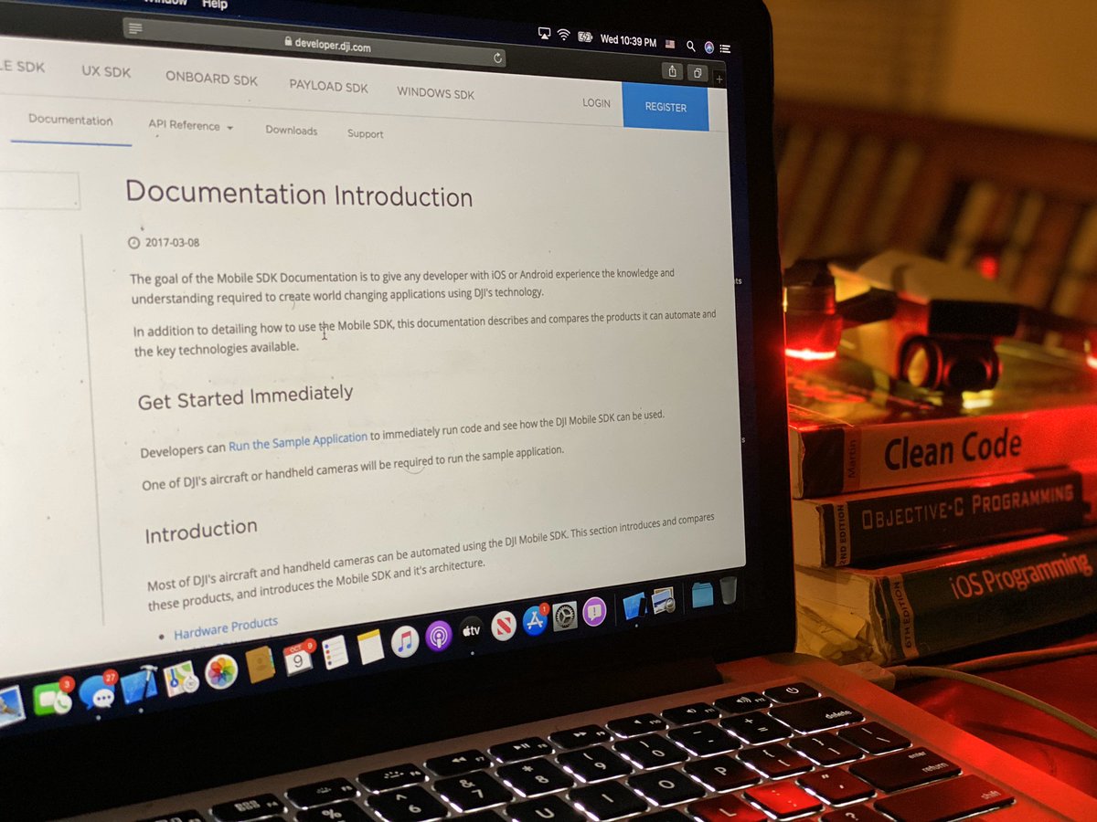 AlphonsoSensley's tweet photo. Starting a new side project! This one is going to be fun! #iOSDev #SoftwareEngineering #SoftwareDeveloper #DJI #iOS #SDK #DroneCoding #SoftwareEngineer #Drone https://t.co/Z3ivxXgq7P