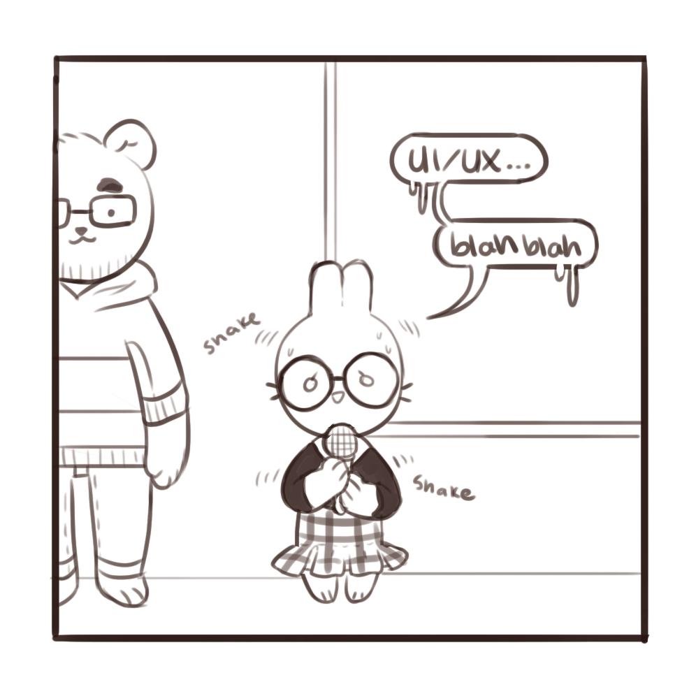you'd think having powered through presentation anxiety my entire speaking life would have gotten easier by now!! 