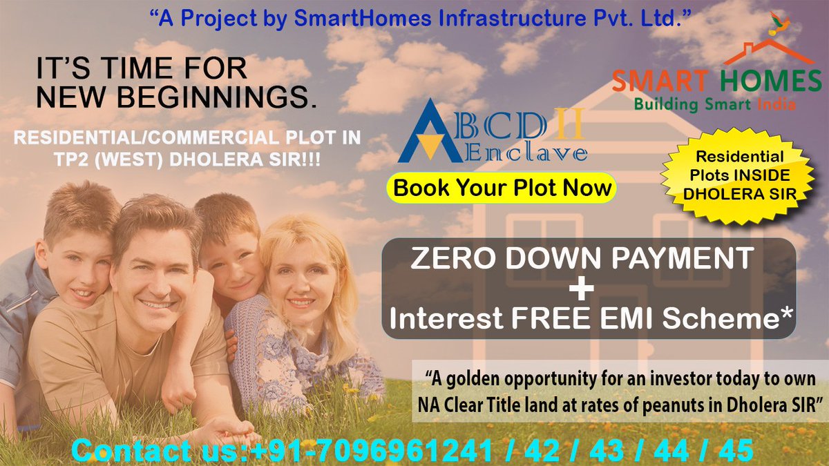 DscPhase2's tweet photo. “ 21 + Projects by SmartHomes Infrastructure Pvt. Ltd.”

Contact Us On : 7096961241

#TP2DHOLERASIR #Townplanning2dholerasir #InvestmentInDholera #Smartcity #Dholerasmartcityphase3 #dholera #ABCDEnclave #Greenfieldsmartcity #SmartHomesInfrastructurepvtltd https://t.co/jNqeOgEfYW