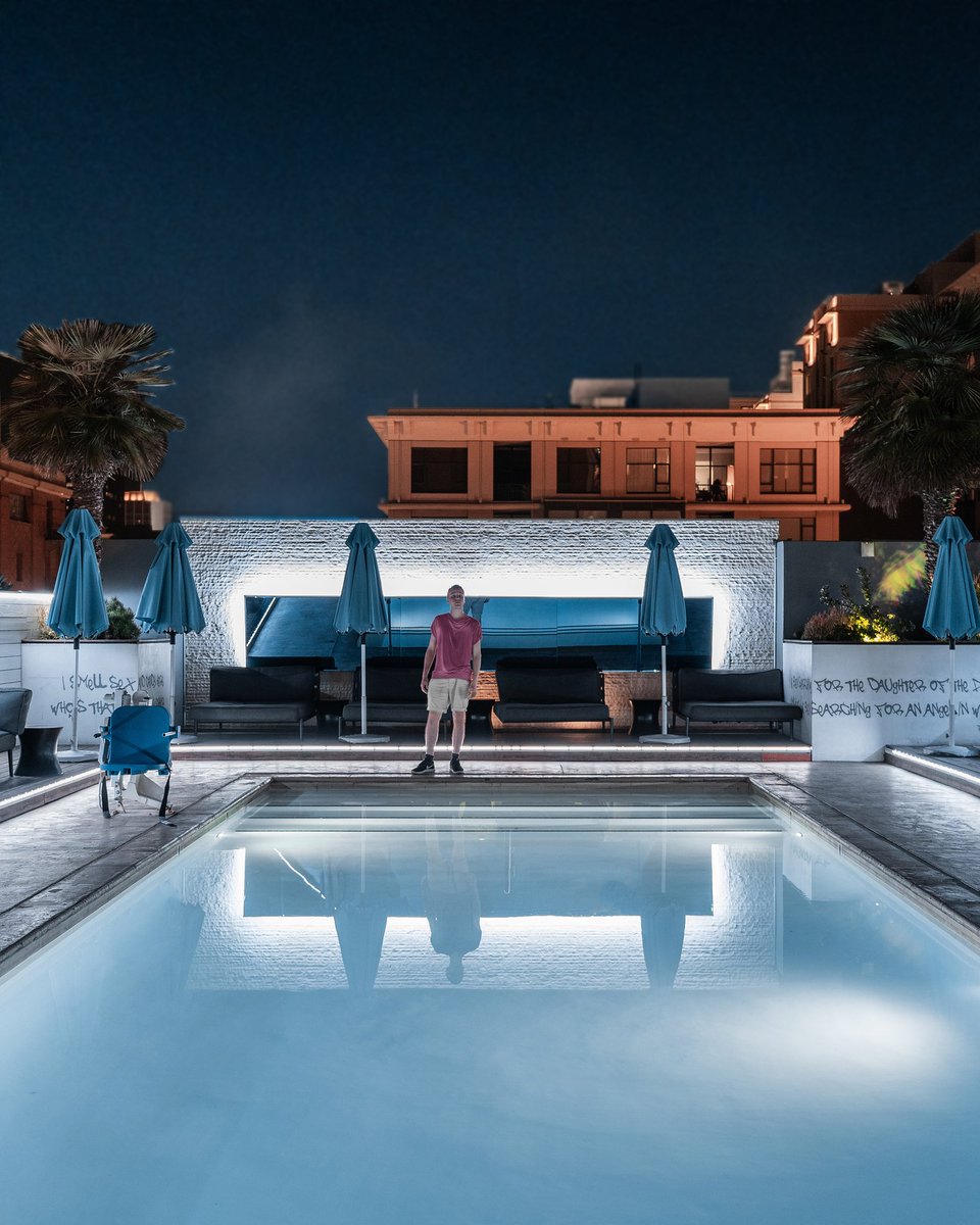 Enjoying the rooftop pool at Hard Rock Hotel San Diego. Photo taken with Sony A7iii 16-35mm f2.8 Hosted by @HardRockSD