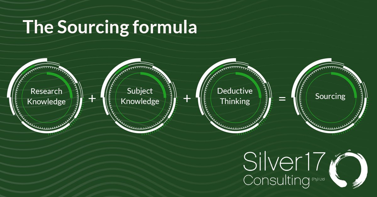 JenvanRiet's tweet image. This is my sourcing formula.
Research Knowledge + Subject Knowledge + Deductive Thinking = Sourcing
#BooleanSearch #Boolean #Recruitment #Sourcing