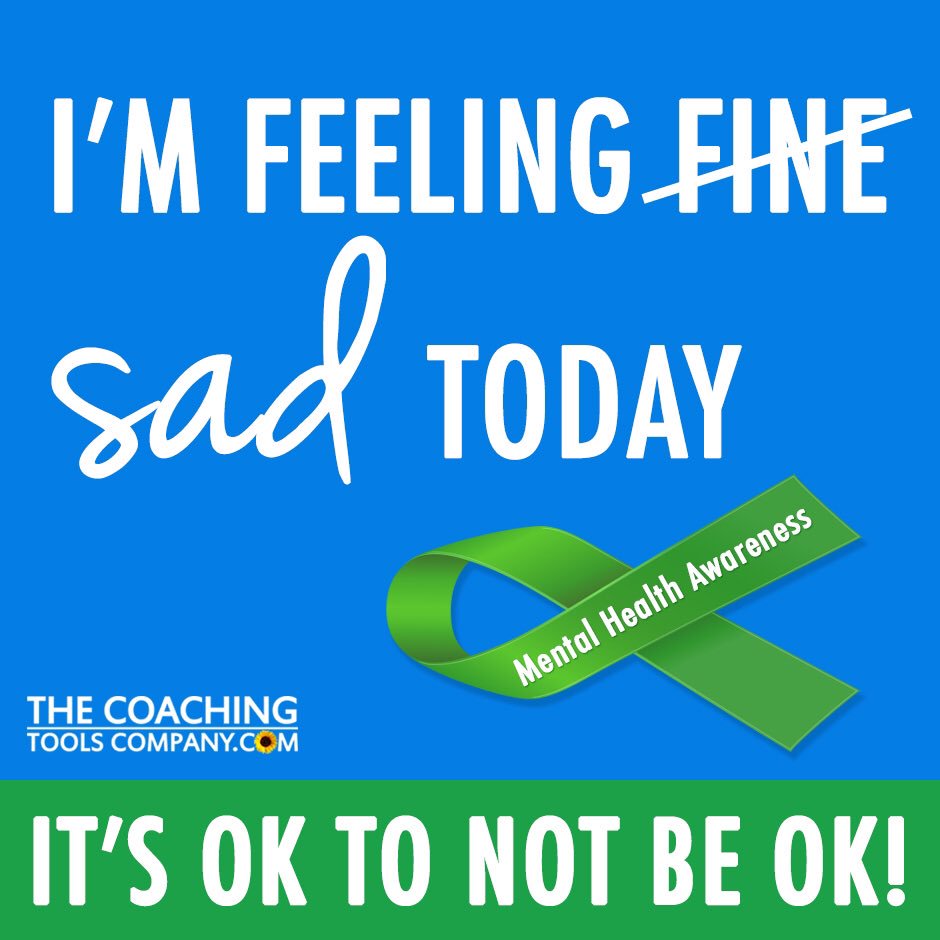 LuisaFletcher2's tweet photo. It’s  #WorldMentalHealthDay2019 today. So If you’re asked how you are today and you’re inclined to say “I’m fine” when really you’re not, here are some alternative replies that might just open up a conversation that could really help... #behonest #openup #listenwell https://t.co/E81HbTMHBr