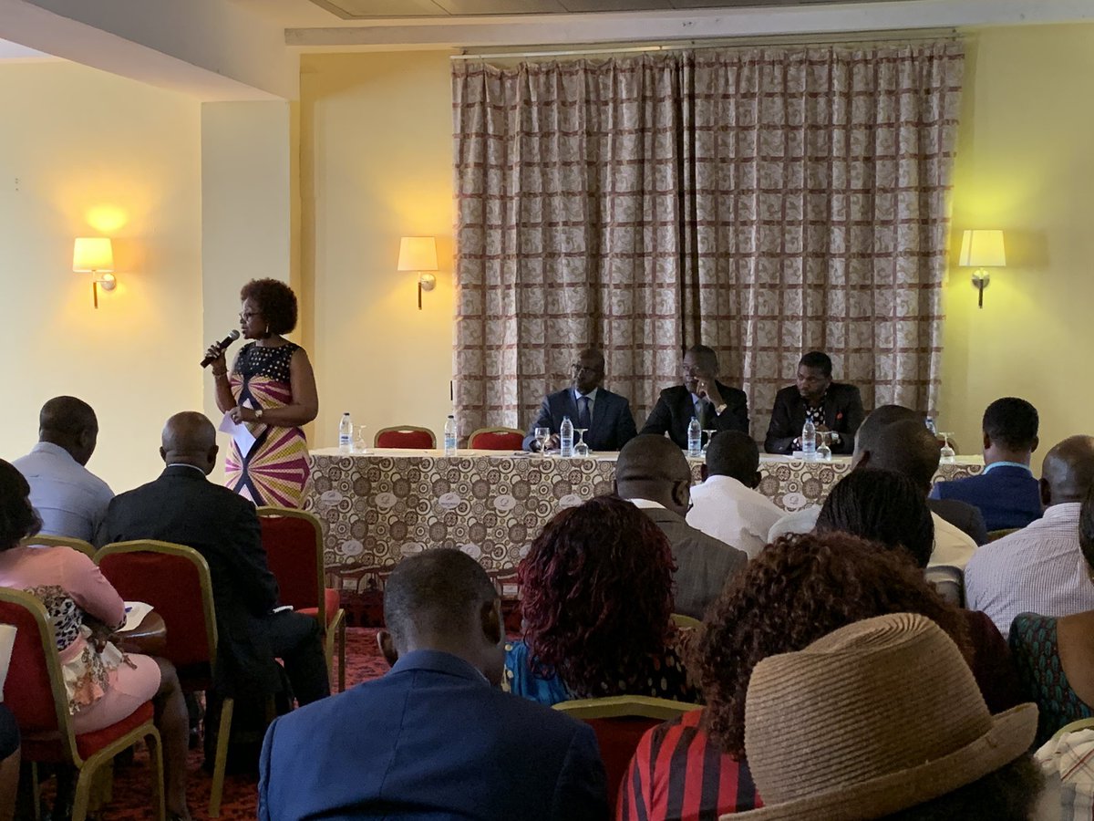 Dr. Judith Shang <a href="/CDCgov/">CDC</a> introduces <a href="/Georgetown/">Georgetown University</a> and <a href="/GU_CGHPI/">Center for Global Health Practice and Impact</a> to #DelegationRegional of the Centre region of Cameroon, “we are all in this together ... I would love to be part of the team that helps Cameroon reach epidemic control.” #SantePublique #HIV