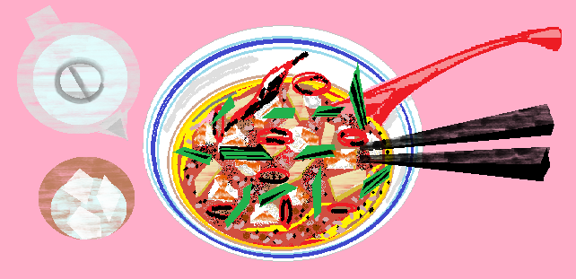 麻婆豆腐麺のtwitterイラスト検索結果