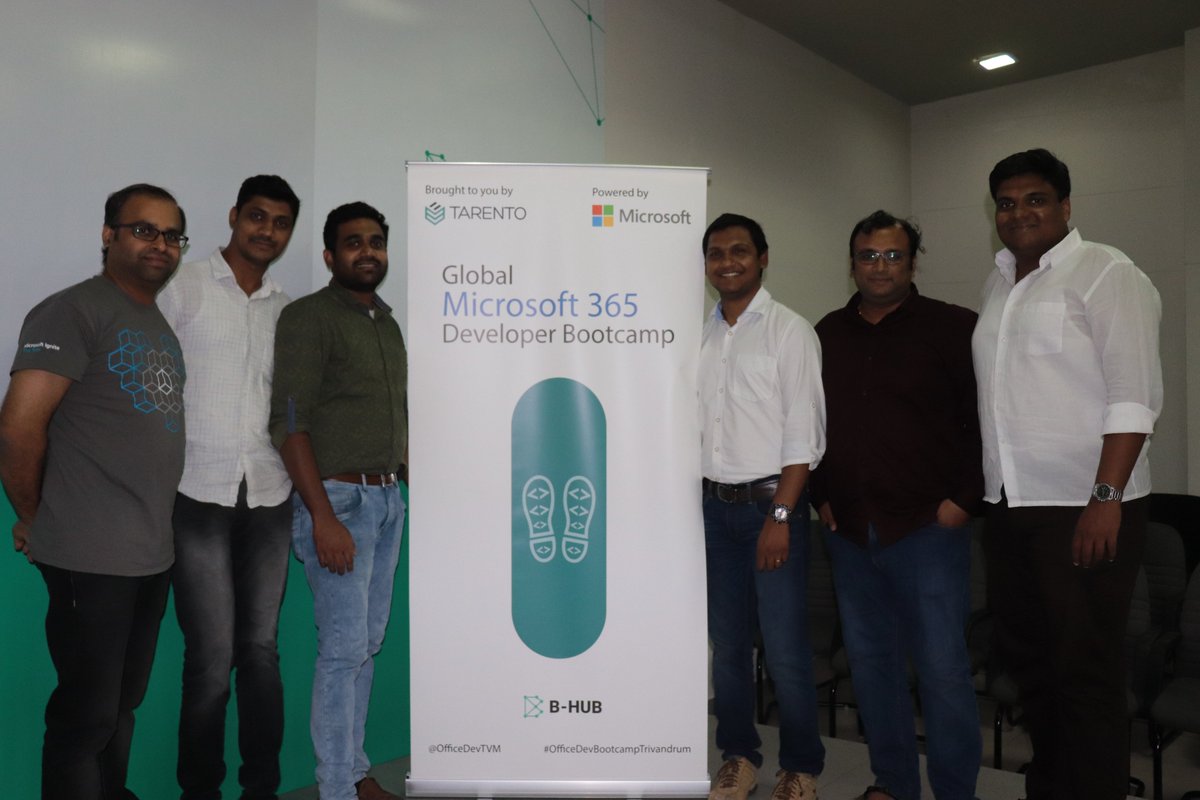 tarentogroup's tweet image. Special thanks to #MicrosoftExperts @amaldevv, @IamSundarBhai & @anavijai, for joining #TarentoMicrosoft experts @kspriyaranjan, @ronnybhargav & @mhdhussainmi & for being a part of this insightful session.
#Microsoft365Bootcamp #Office365 #Microsoft365 #MicrosoftTeams #Microsoft