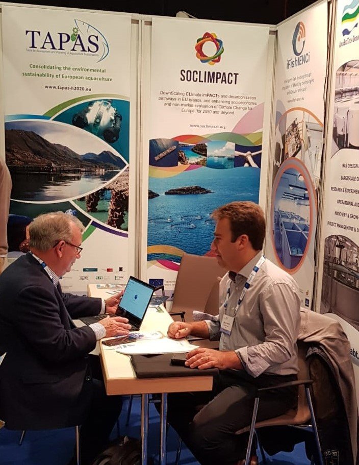 This has been a busy week for our team at Aquaculture Europe in #Berlin! Don’t forget to come visit our stand and chat to our experts about our services and 
<a href="/soclimpact/">Soclimpact Project</a>, <a href="/iFishIENCi/">iFishIENCi</a>,<a href="/tapas_h2020/">TAPAS H2020</a> and <a href="/Vicinaqua/">VicInAqua</a> 
 projects! #AE19BER #aquaculture #innovation #raisingthebar
