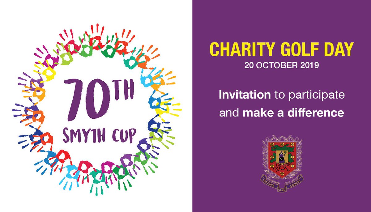 PretoriaCountry's tweet photo. The Smyth Cup is our biggest annual charity event and this year we are celebrating our 70th Smyth Cup on 20 October. We call upon our Club members, as well as sponsors from the community, to support this cause.

Contact Tersia (0824123548) or Letitia (0828537602) for more info. https://t.co/bkmaUkDO8H