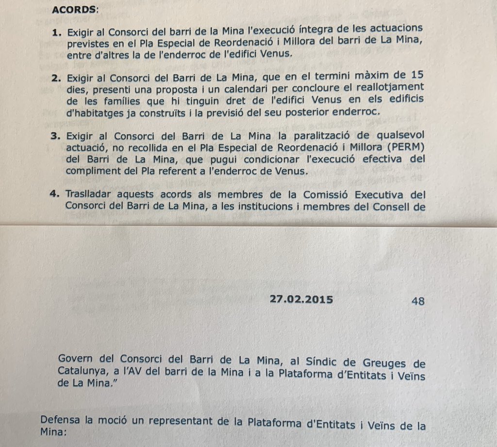 IMarcuello's tweet photo. Contestant a Aragones: la situació de Venus #pobresaenergetica ja s’ha estes a altres blocs de #barrilamina  encara que le mes dramática i d’emergència es #venus i el que cal entre altres es complir el Pla de Tranformacio, moció aprovada pel #ple #santadria 27/02/2015 https://t.co/o9BRjqdcb1