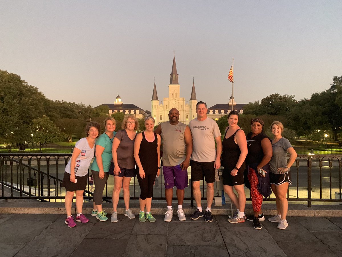 bcwhite's tweet photo. Good morning Jackson Square and #NOLA #networkingwalk @_AASPA_ #AASPA19 https://t.co/YEd07sBluL