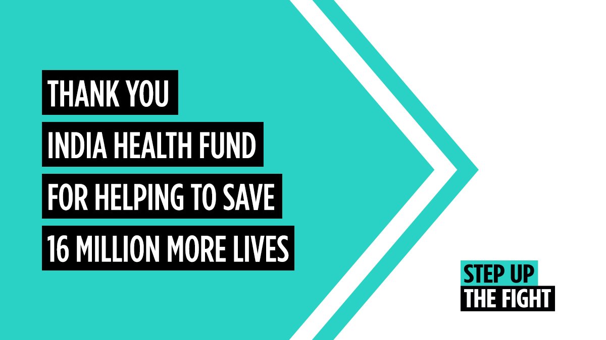 Thank you <a href="/IndiaHealthFund/">India Health Fund</a> for stepping up the fight against #TB. We need innovative tools, technologies, products and systems to reach the #SDGs. Innovation to #endepidemics and #savelives.