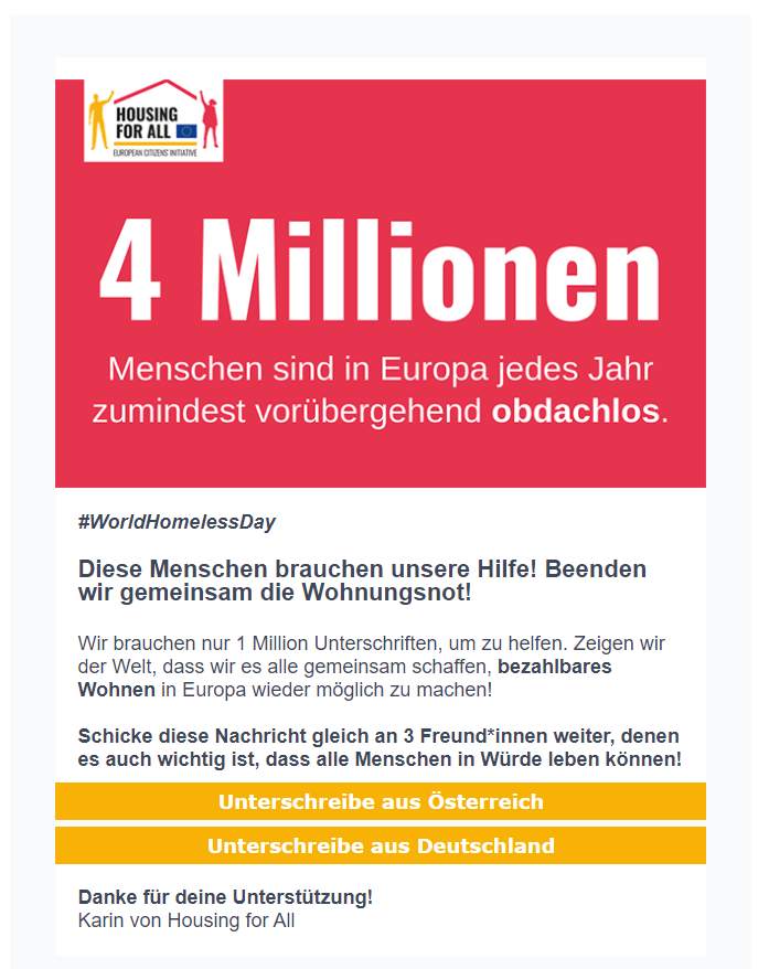 thomas_hocke's tweet photo. Housing for all: “4 Millionen Obdachlose – so geht es nicht weiter!” @housingforall #WorldHomlessDay #Mietenwahnsinn #wirbleibenalle https://t.co/XQMyMwadFx https://t.co/znfofp2KMW