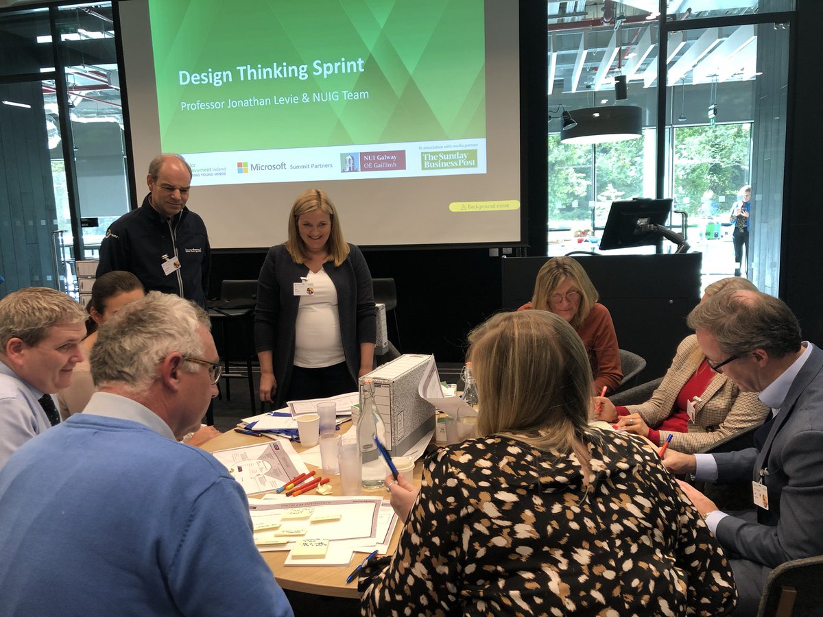 Achievement Twitter: "It's happening at The Entrepreneurial School Awards hosted by @Microsoftirl. Professor Jonathan Levie @nuigalway is leading an interactive Design Thinking Sprint workshop while @cawley_brendan @MS_eduIRL is