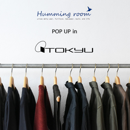 Humming_room's tweet photo. 【 イベントのお知らせ 】

10 / 17 thu ～ 10 / 23 wed

上記の日程で

さっぽろ東急百貨店 2F にて

Humming room POP UP SHOP

を開催いたします。

https://t.co/IBH4Qhysk0

よろしくお願いします。 https://t.co/01ztk3qDln