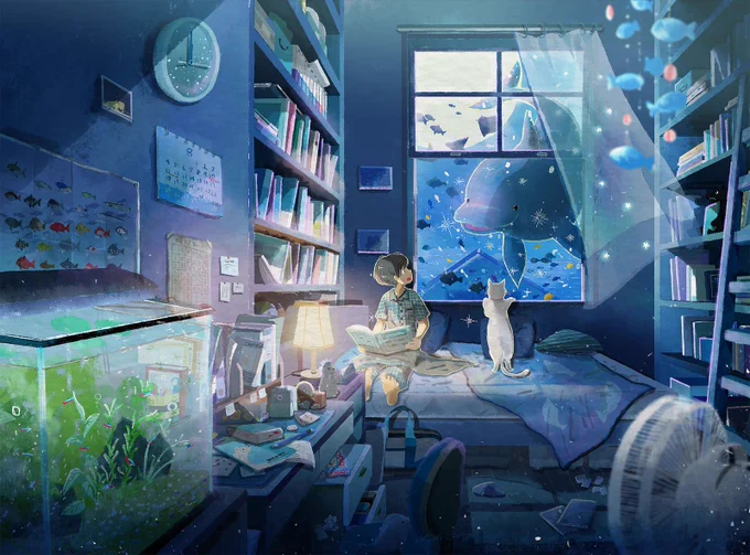 月夜の晩のとあるお話
 #貴方の世界観を詰め込んだ作品を見せてください 