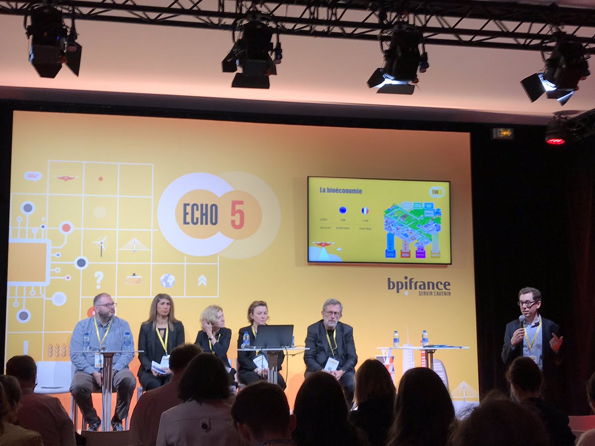 Table ronde autour des enjeux de la #Bioéconomie comme réponse durable à la transition écologique à  <a href="/Bpifrance/">Bpifrance</a> #InnoGénération ! Intervention de Florent Allais directeur de l’<a href="/URD_ABI/">URD ABI</a> d’<a href="/AgroParisTech/">AgroParisTech</a> ! Avec animation au top comme toujours d’<a href="/apeeters/">Antoine Peeters</a> du @PoleIAR !