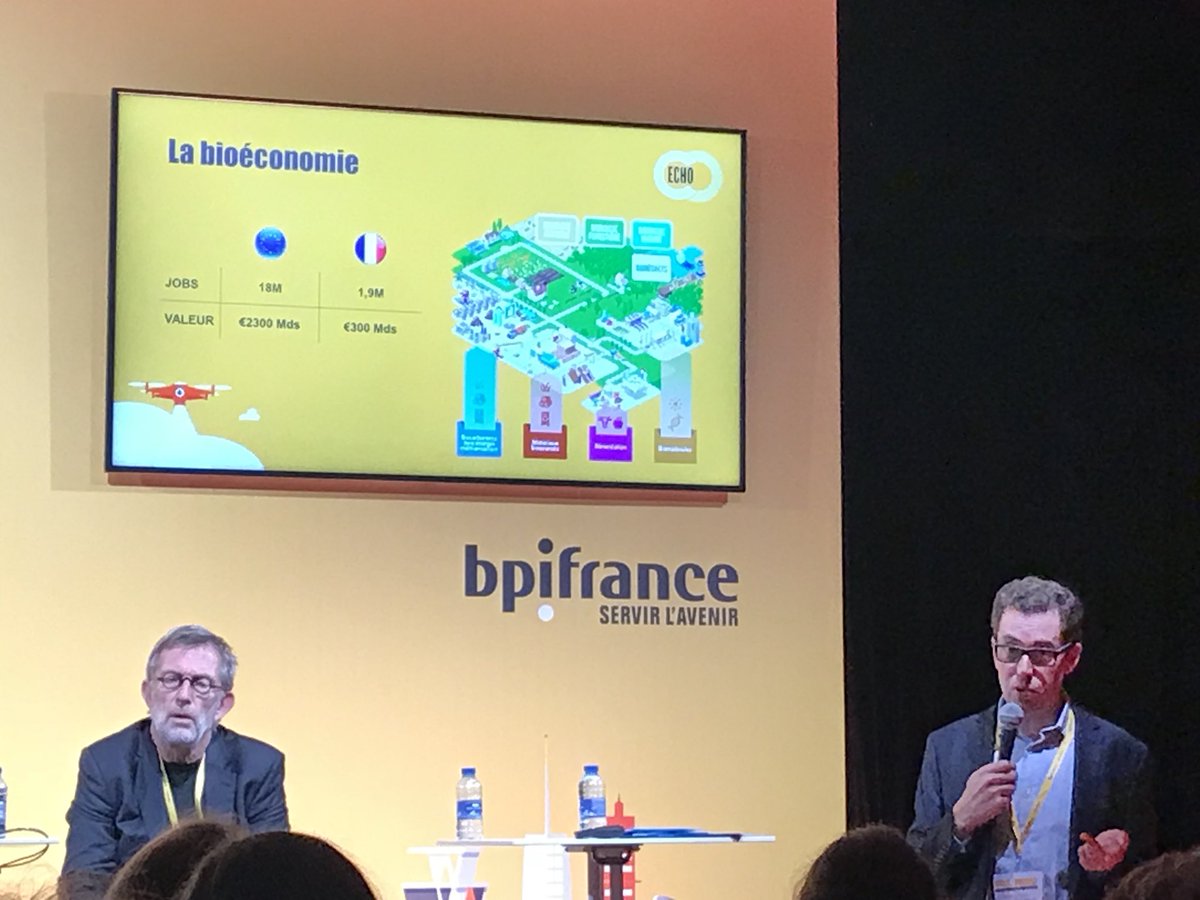 Merci <a href="/apeeters/">Antoine Peeters</a>, VP de l’Acdv rappelle ce qu’est la #Bioéconomie aujourd’hui : 18 millions d’emplois en Europe
#InnoGénération