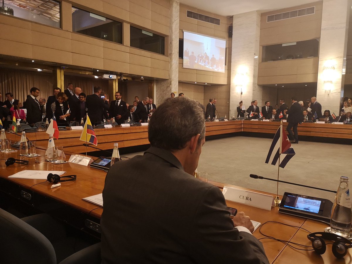 JoseCarlosRguez's tweet photo. #Cuba presente all'inaugurazione della #IXConference #ItaliaAmLat. International Conf. Room del @ItalyMFA #10oct2019. Siamo fermamente impegnati nell'unità e nella cooperazione per lo sviluppo sostenibile. Vice Ministro @citmacuba @cienciaencuba dirige la delegazione #cubana. https://t.co/SVWogPz4EV
