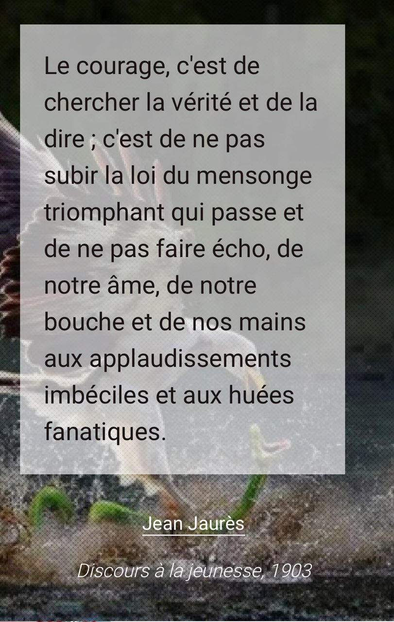 Jean Baptiste Moreau Citation Que Je Viens De Recevoir De La Part D Une Responsable Professionnelle Agricole Dans Un Message De Soutien Elle Se Reconnaitra Et Je La Remercie Beaucoup De Ses