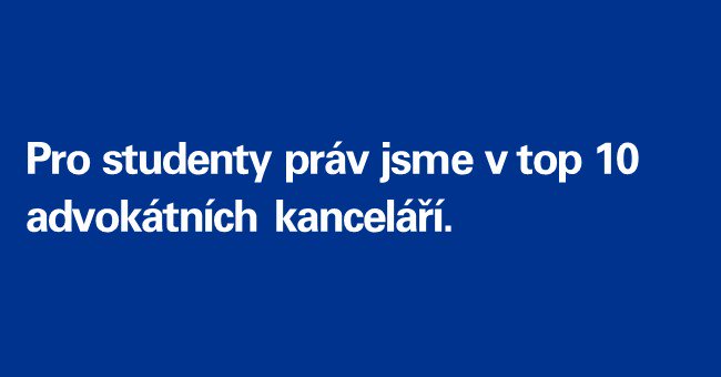 Potěšily nás výsledky průzkumu Universum – v Česku je <a href="/KPMG_Legal/">KPMG Legal</a> osmá nejžádanější advokátní kancelář.
