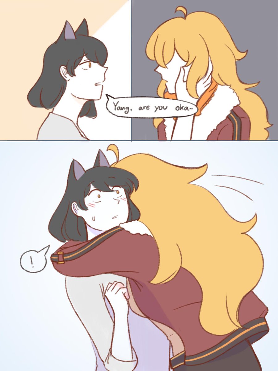 If I see Yang sad again, I want Blake to give her a hug ??? 