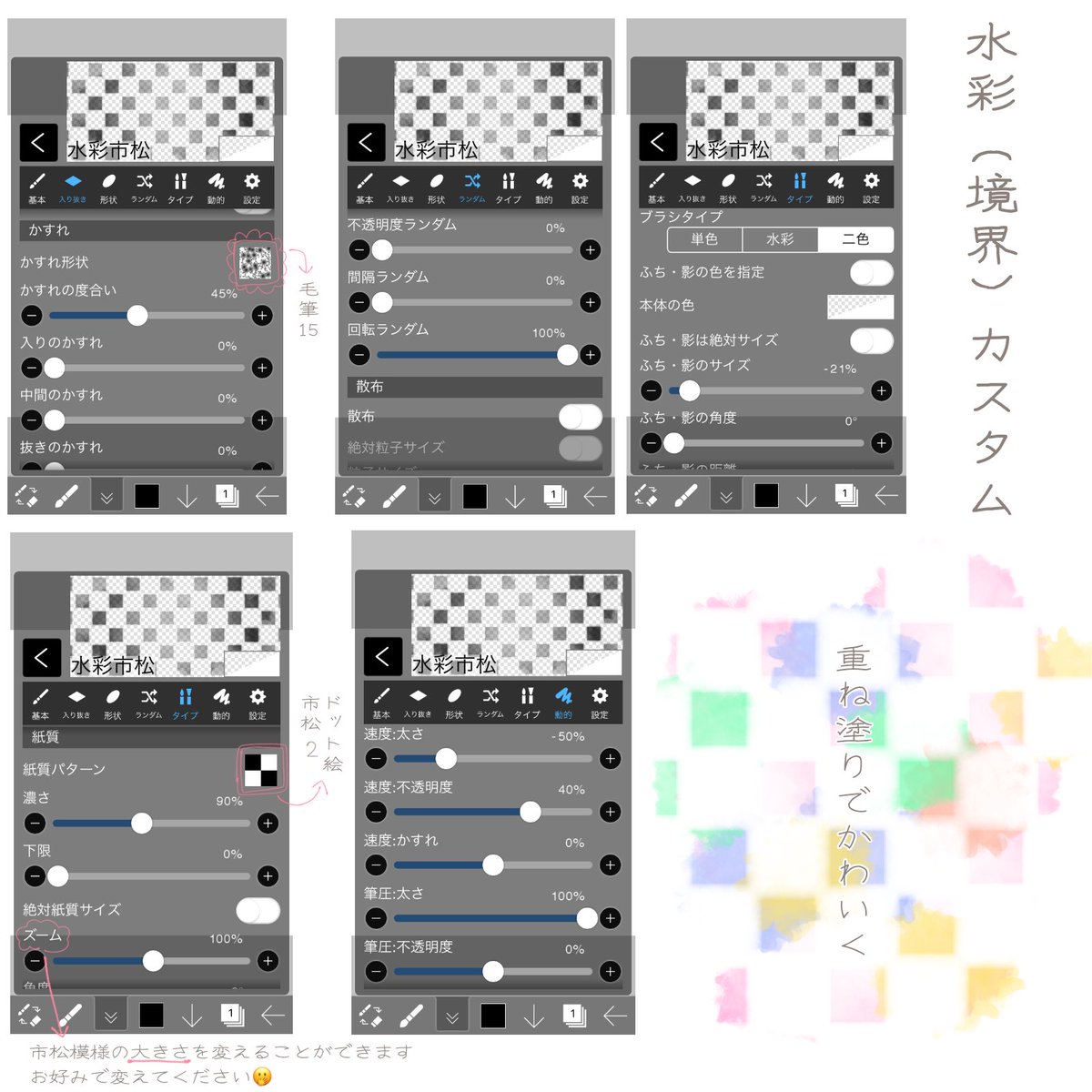 ネジch N アイビス ペン カスタムです 困った時の背景なんかにつかえます