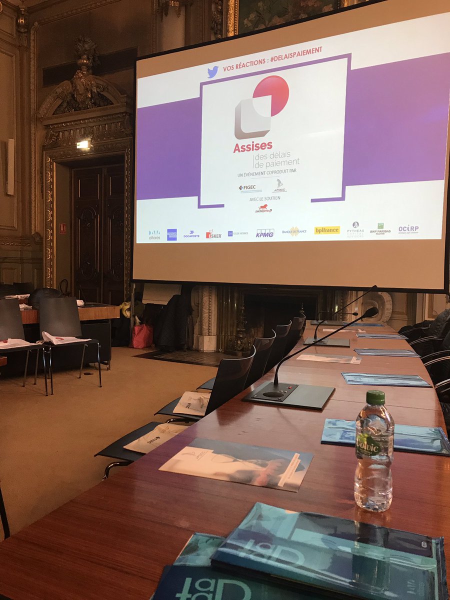 Présentation des pratiques sur les délais de paiement fournisseurs aux assises des délais de paiement à <a href="/CCILYONMETRO/">CCI LYON METROPOLE</a> #delaispaiement #dp2019