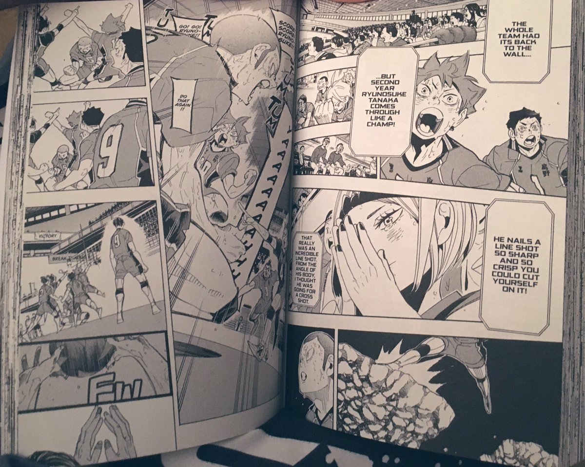 LJ_Hollywood's tweet photo. THATS MY BOY TANAKA RIGHT THERE #Haikyu!! #Volume32 https://t.co/RRTjL3kdm4