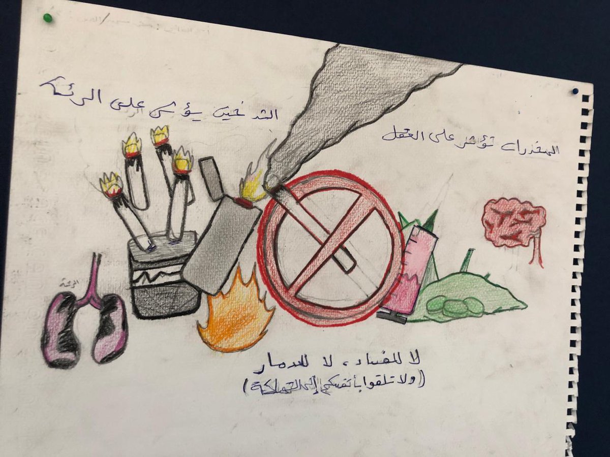 مكافحة التدخين رسومات عن التدخين - Sahara Blog's
