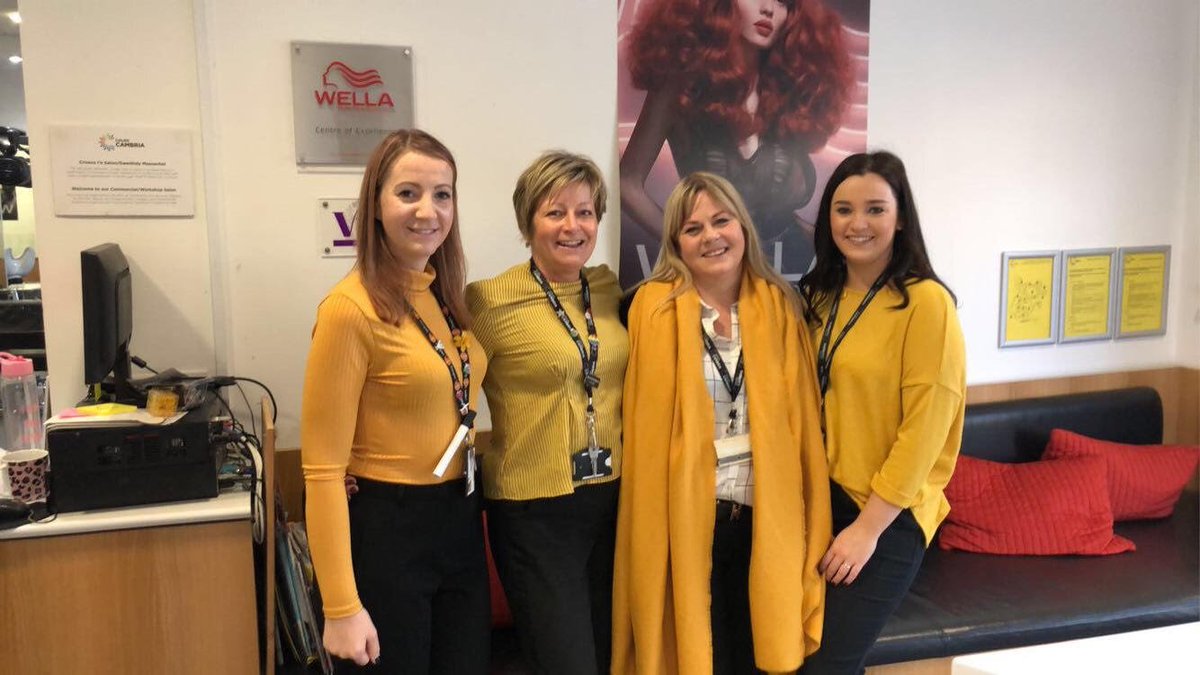 Keep smiling, from all of us at Coleg Cambria #Mentalhealthawarnessday 🧡💛🧡💛
#healthcare #keephappy #talk #yournotalone