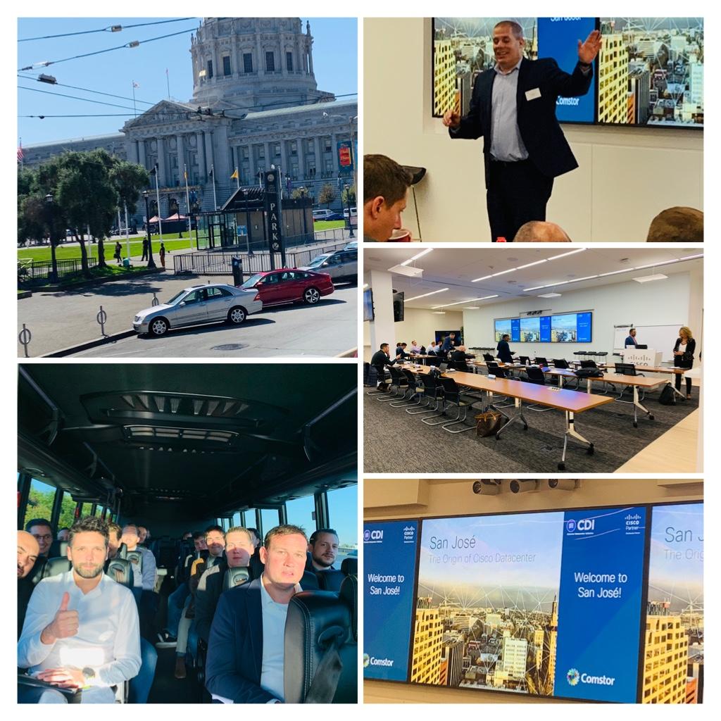 ComstorFrance's tweet photo. Nous sommes ravis de nos 3 jours passés dans les locaux de Cisco avec l'équipe CDI #Cisco #CiscoDNA #CDI #Comstor #CiscoDatacenter #SanJose #welovedatacenter https://t.co/UmNN6gCUyE
