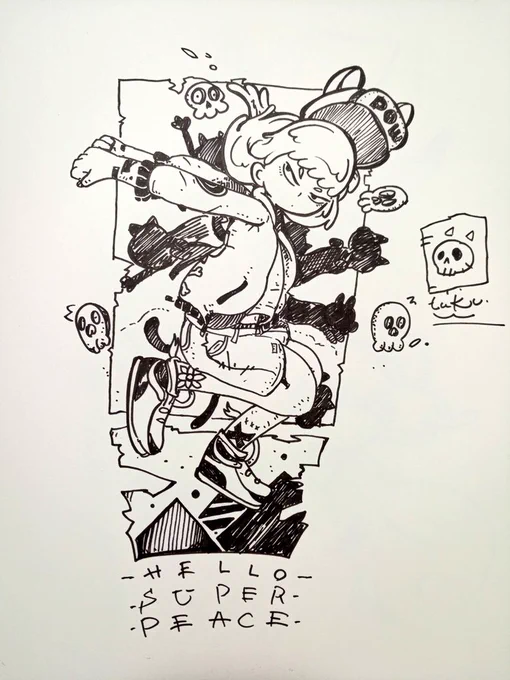 このアカウントに載せたことあったかわからない絵達〰???
太い線もこう見ると悪くないですね? 