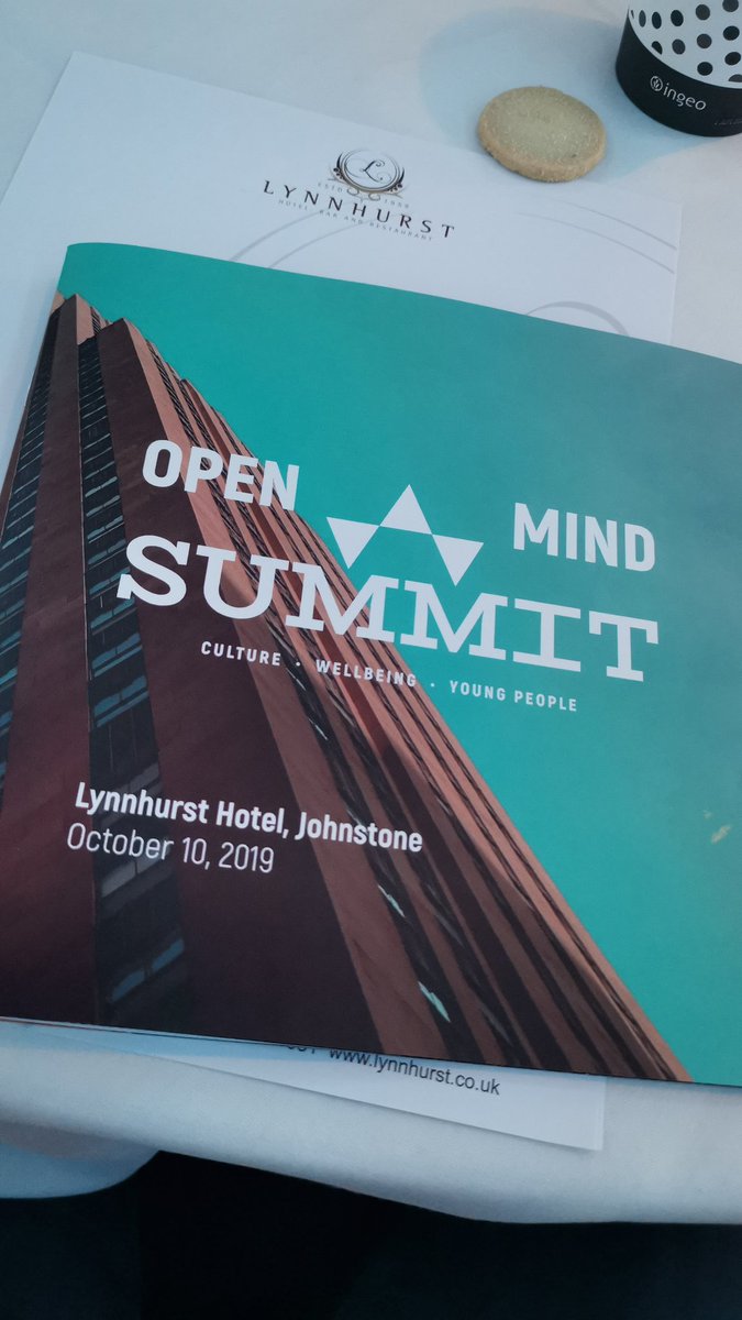 CraigM_Kibble's tweet photo. Today will be spent at the #Openmind summit @TheLynnhurst exploring how creativity and culture improve wellbeing #mentalhealth #ItsOkNotToBeOK #creativity #culture @KibbleCharity https://t.co/HixCf0Bzad