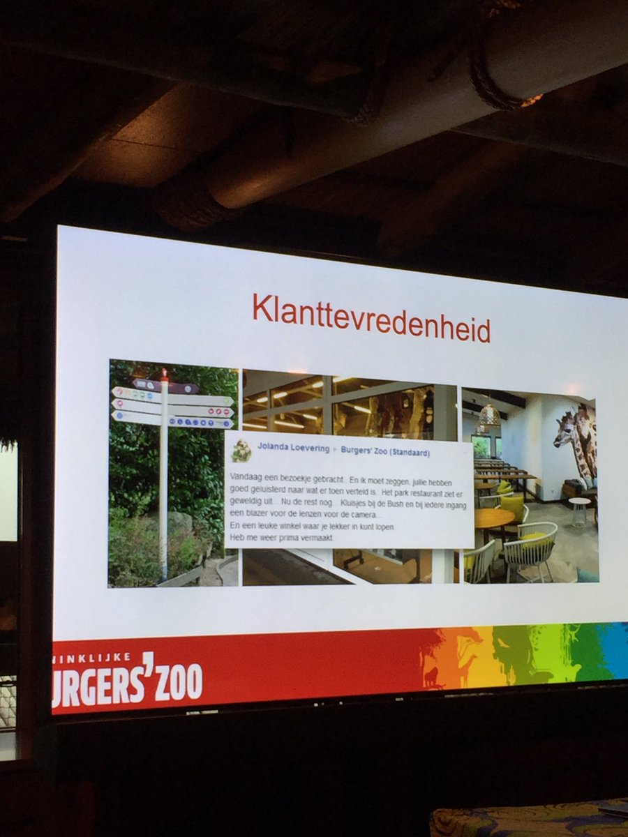 Tim Lammers van <a href="/burgerszoo/">Burgers' Zoo</a> over de klantvriendelijk van hun dierenpark. Mooi om te zien hoe #klantvriendelijkheid in het DNA verweven zit. #inspiratietrip