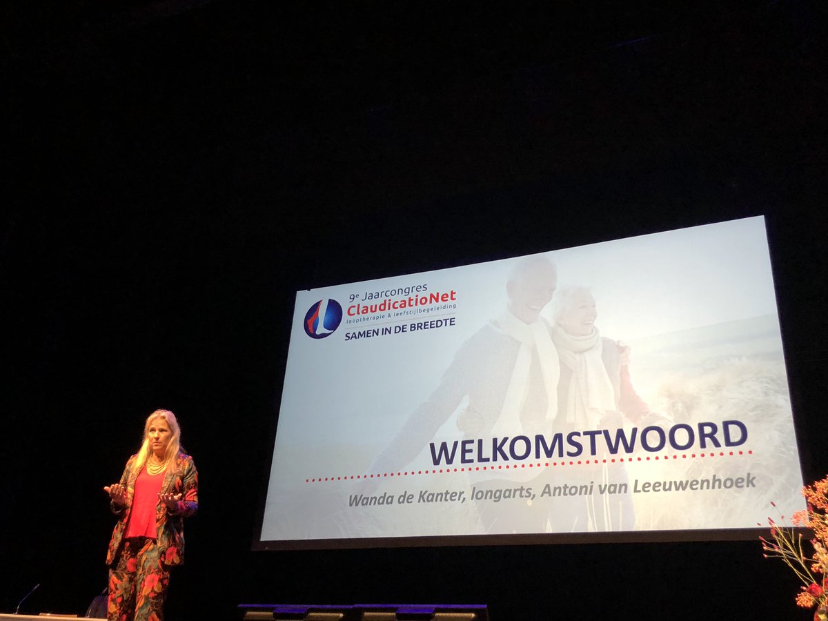 messavas's tweet photo. Prachtige opening van #ClaudicatioNet congres door @Wdekanter! https://t.co/2ZvEnDccTa