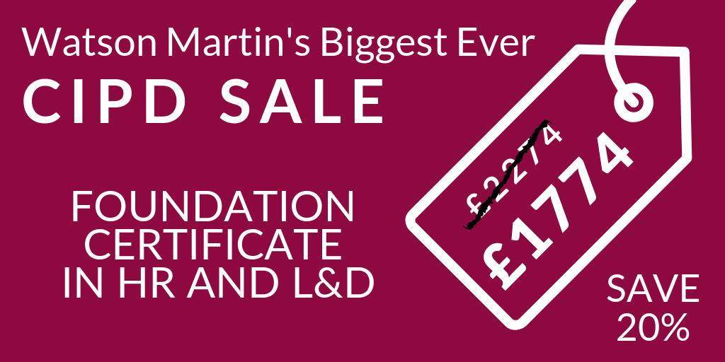 WM_CIPD's tweet photo. Don’t miss out on the biggest opportunity to save 20% on #CIPD foundation #Certificate online All prices include VAT. Weekly and monthly start dates. One to one sessions with your dedicated personal adviser – face to face or over Skype.
#CIPDsale #HR
https://t.co/HPkJH93Kij https://t.co/5GU7TNoCWJ