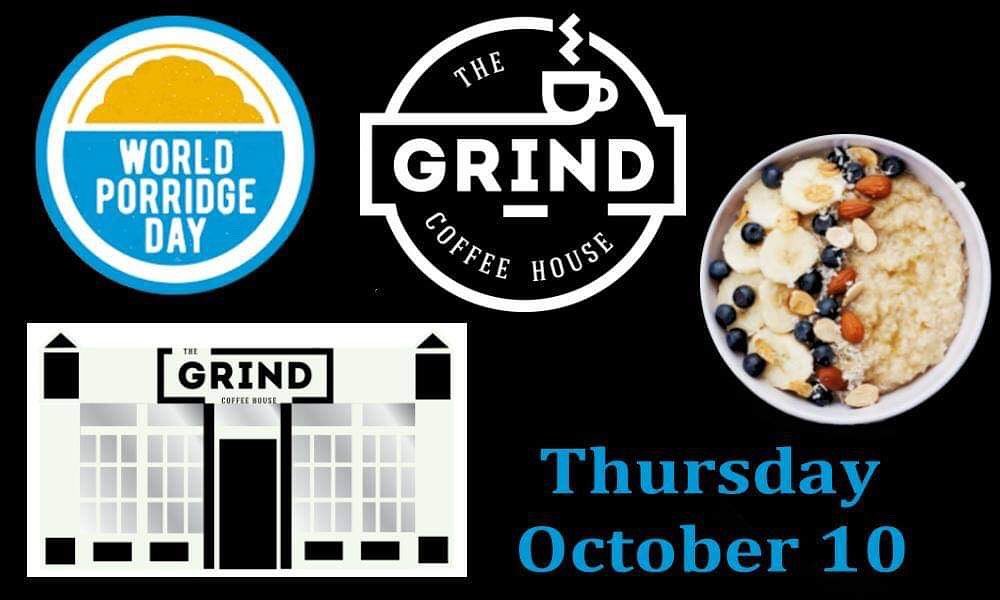 THowth's tweet image. It's WORLD PORRIDGE DAY 🤤🥣
When you get a porridge today, we will give you a free coffee to make sure you're awake and ready for the day 💪 #worldporridgeday #TheGrindHowth #DiscoverIreland