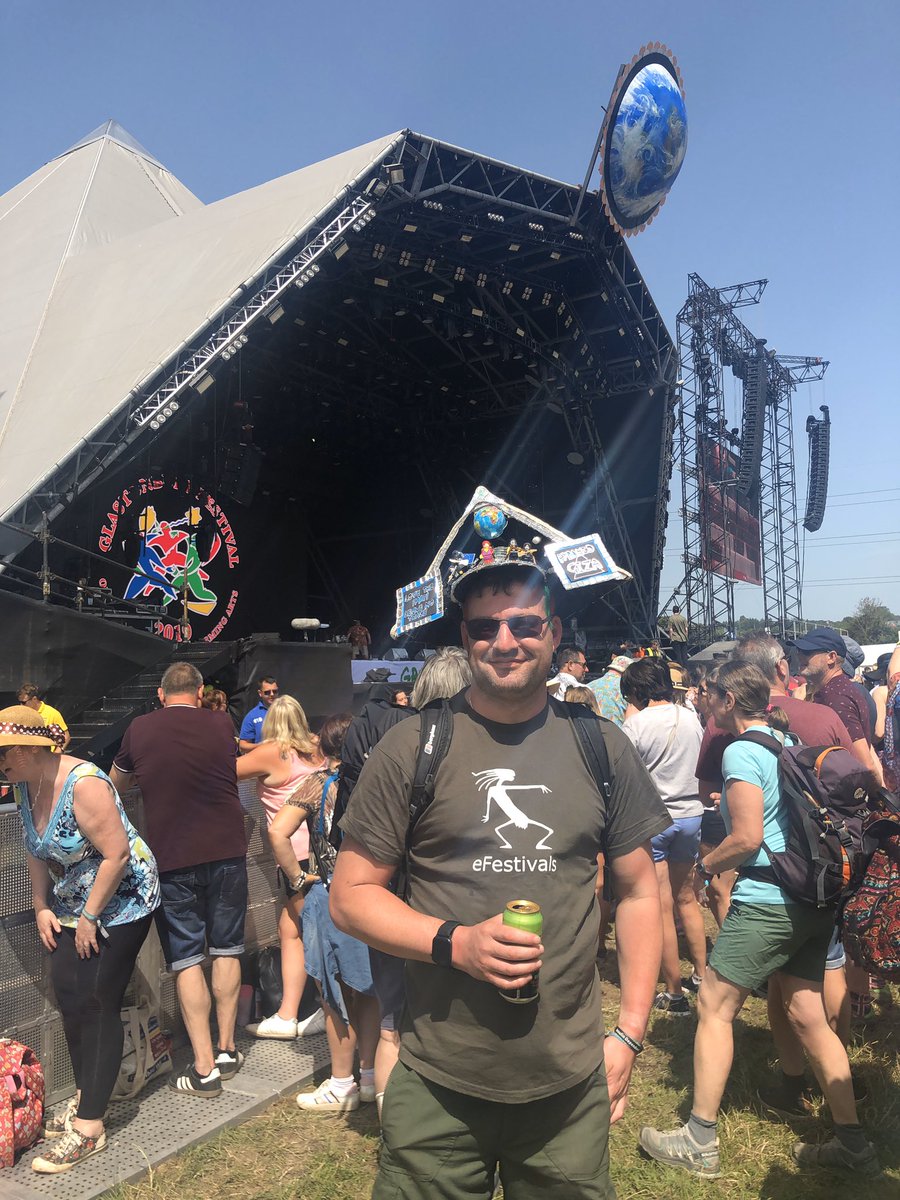 Crazyfool110's tweet image. Operation let’s get to Glastonbury50 begins in earnest today ... let’s get the pyramid stage hat to the birthday party :) would love a retweet or two hundred thousand