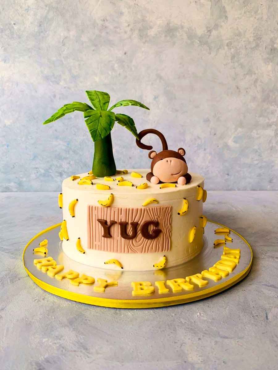 If your kid is no less than a monkey,  http://www.sugartime.in  has a cake for that 