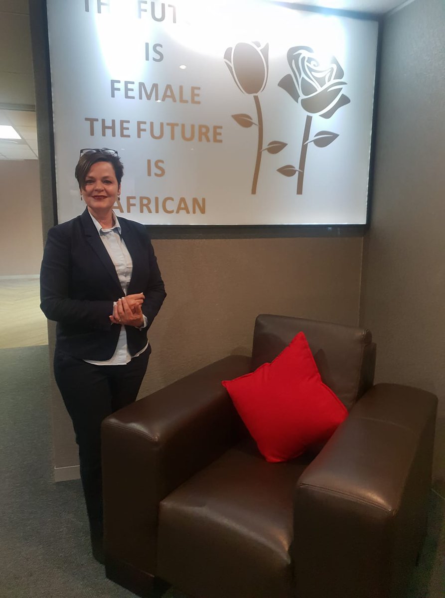 Our CEO, Gill Bates at the Mandela Institute for Development Studies (MINDS).

"The future is female. The future is African." We love this quote!

#thefutureisfemale #thefutureisAfrican